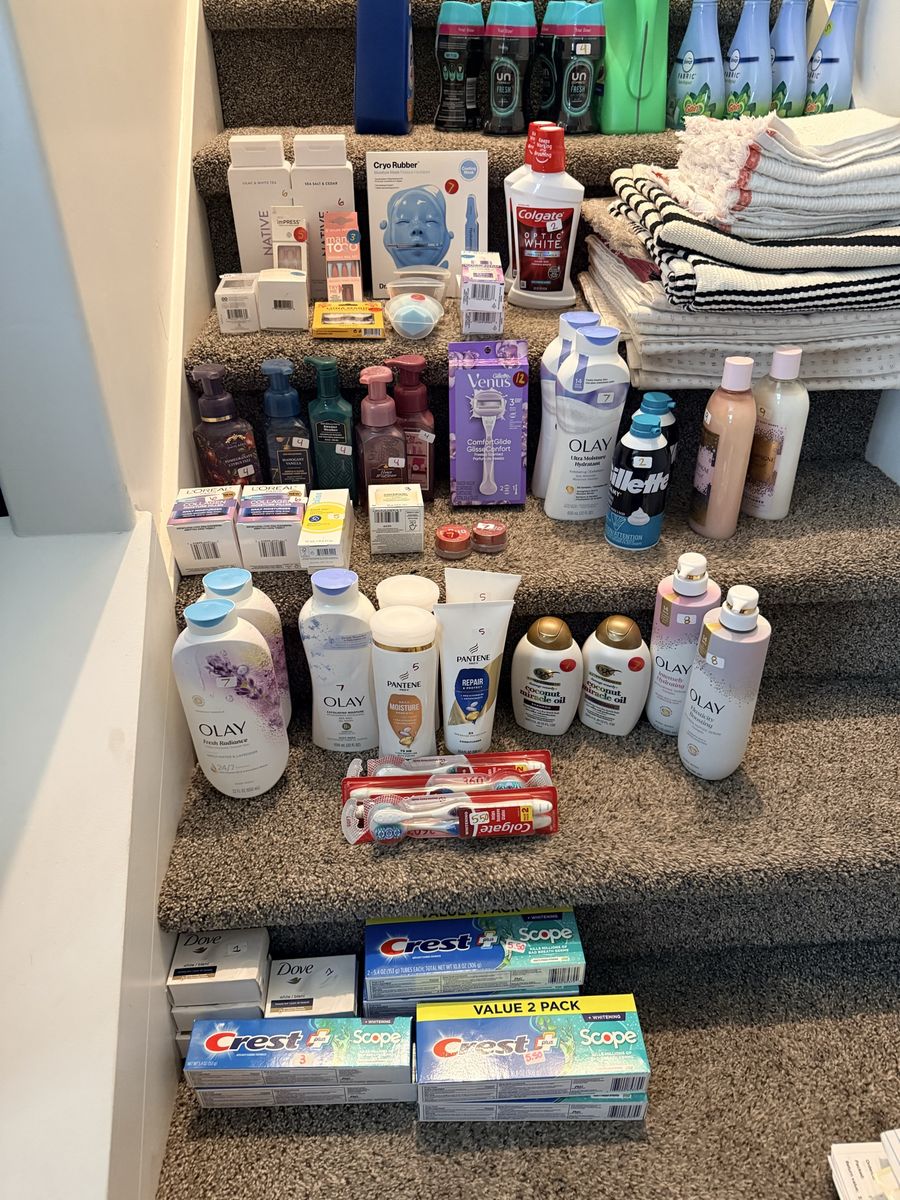 Brand new unopened hygiene and beauty supplies bod