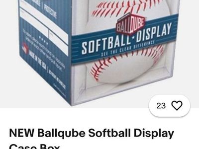 Softball or Tennis ball display case 4"