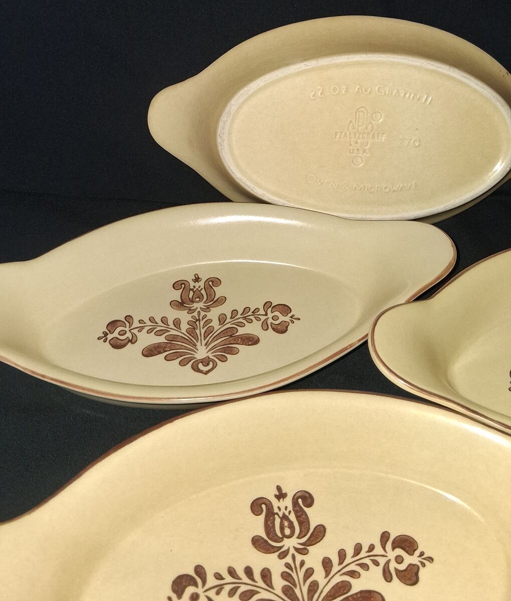 PFALTZGRAFF LARGE CASSEROLES (VILLAGE PATTERN)