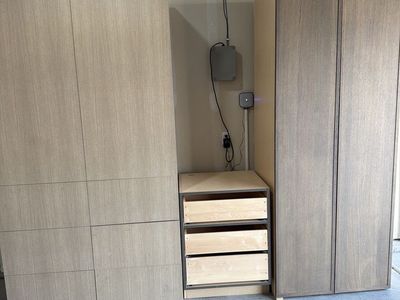 Custom white oak cabinets