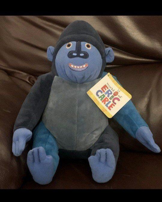 World of Eric Carle 'A Gorilla, A Big, Blue Gorilla' Stuffed Animal Plush Toy 12" LIKE NEW w/ Tags