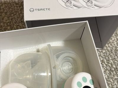 TSRETC S12 Wearable Breast Pump - Hands-Free Electric Double Pump in Box
