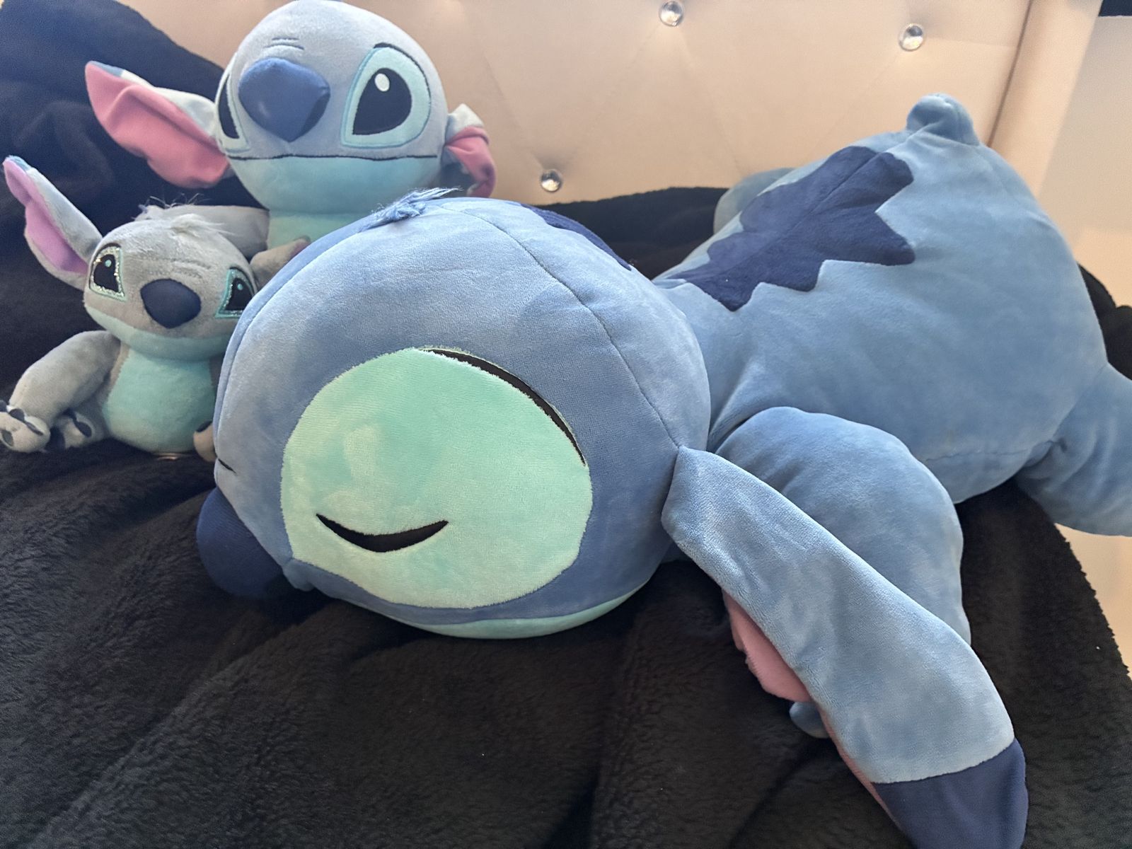 Disney Stitch Stuffed Animal Plush Lot - Set of 3
