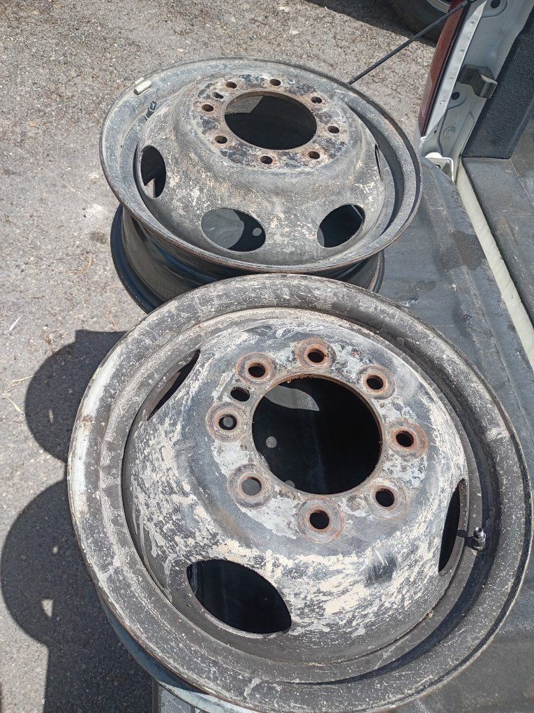2 Dodge Ram 16" dually wheels