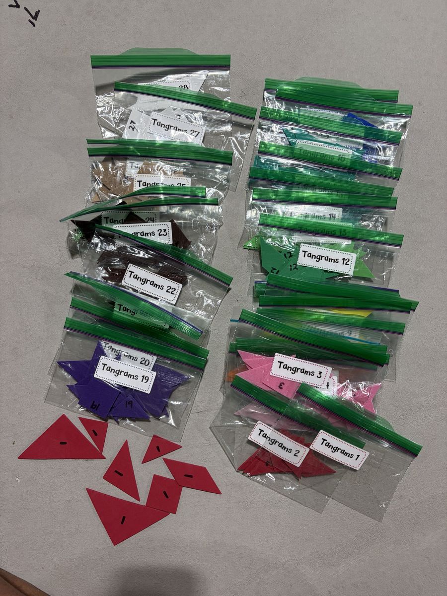 Tangrams for a classroom