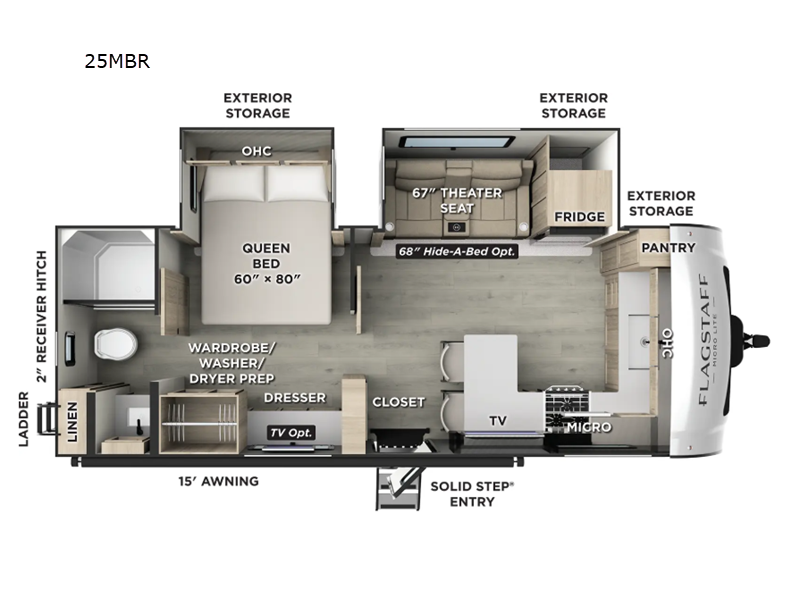 2027 Forest River RV Flagstaff Micro Lite 25MBR