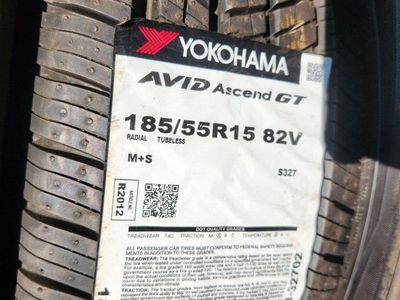 185/55r15 yokahama avid ascend gt