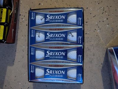 Brand New Srixon AD333 Aerodynamic Soft 2-Piece Golf Balls - 4 Sleeves