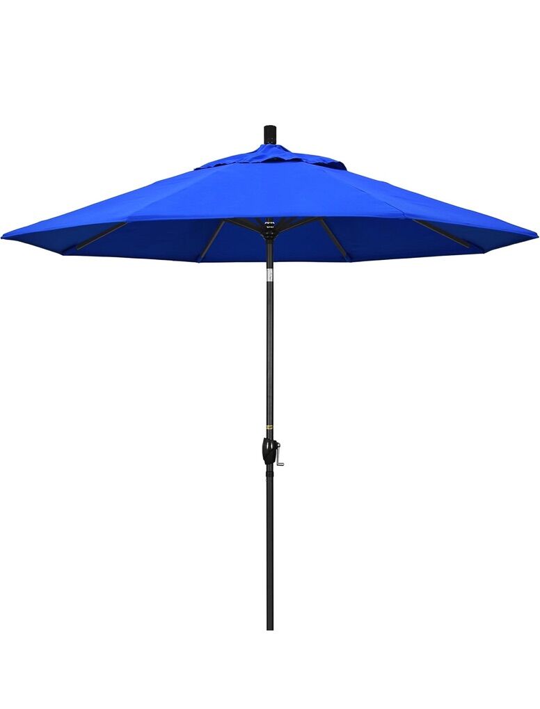 9' Round Aluminum Umbrella - Blue