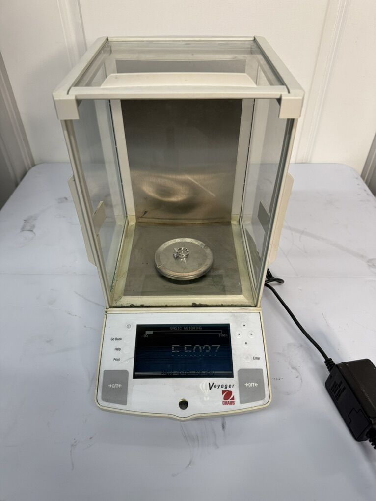OHAUS Voyager Lab Scale 62 Grams Max BAD SCREEN