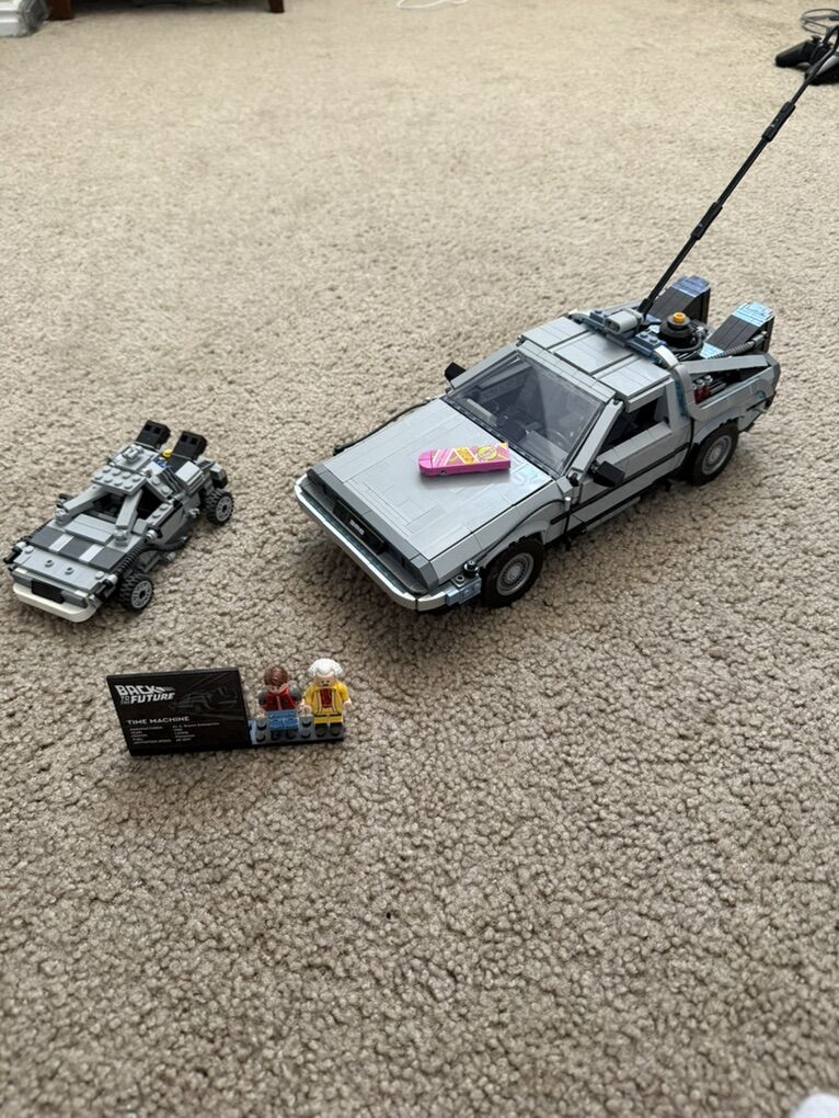 Lego Delorean Time Machine Back to the Future Car