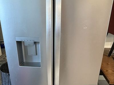 Whirlpool Stainless Steel French Door Refrigerator with Ice & Water Dispenser still under factory warranty.
