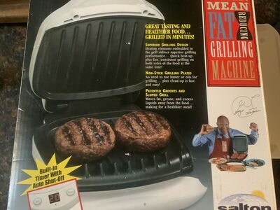 George Foreman grill pre-owned in box