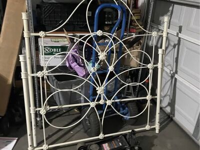 Metal full size bed frame