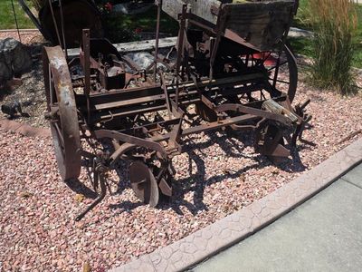 Antique Farm potato planter- Rustic Garden Decor
