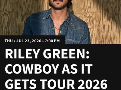 Riley Green: Cowboy As It Gets Tour 2026