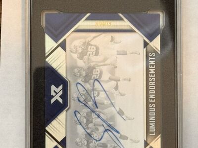 2018 Panini XR Saquon Barkley Luminous Auto