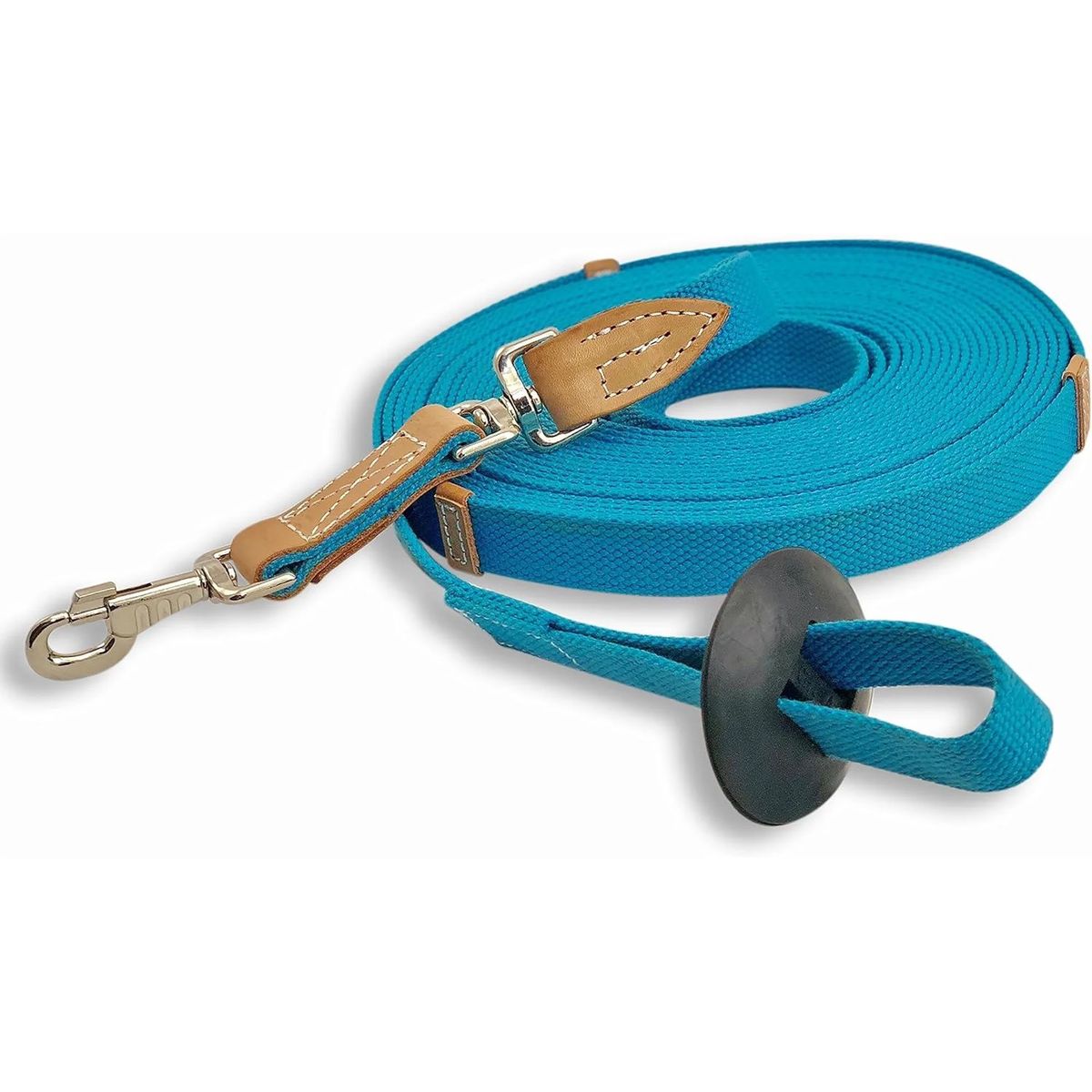 Southwestern Equine Lunge Line for Horses, Cotton Lunge Line with Bolt Snap & Rubber Stop, Durable Horse Lead Rope, Stable Use &