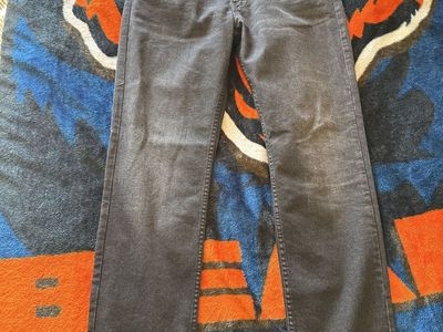 Levi's Men's Black Denim Jeans - Classic Fit, Durable Cotton, L Waist, 26 Inseam