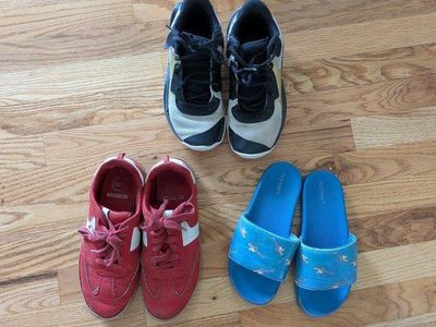 boys shoes (shoes are all size 5, sandals size 3/4)