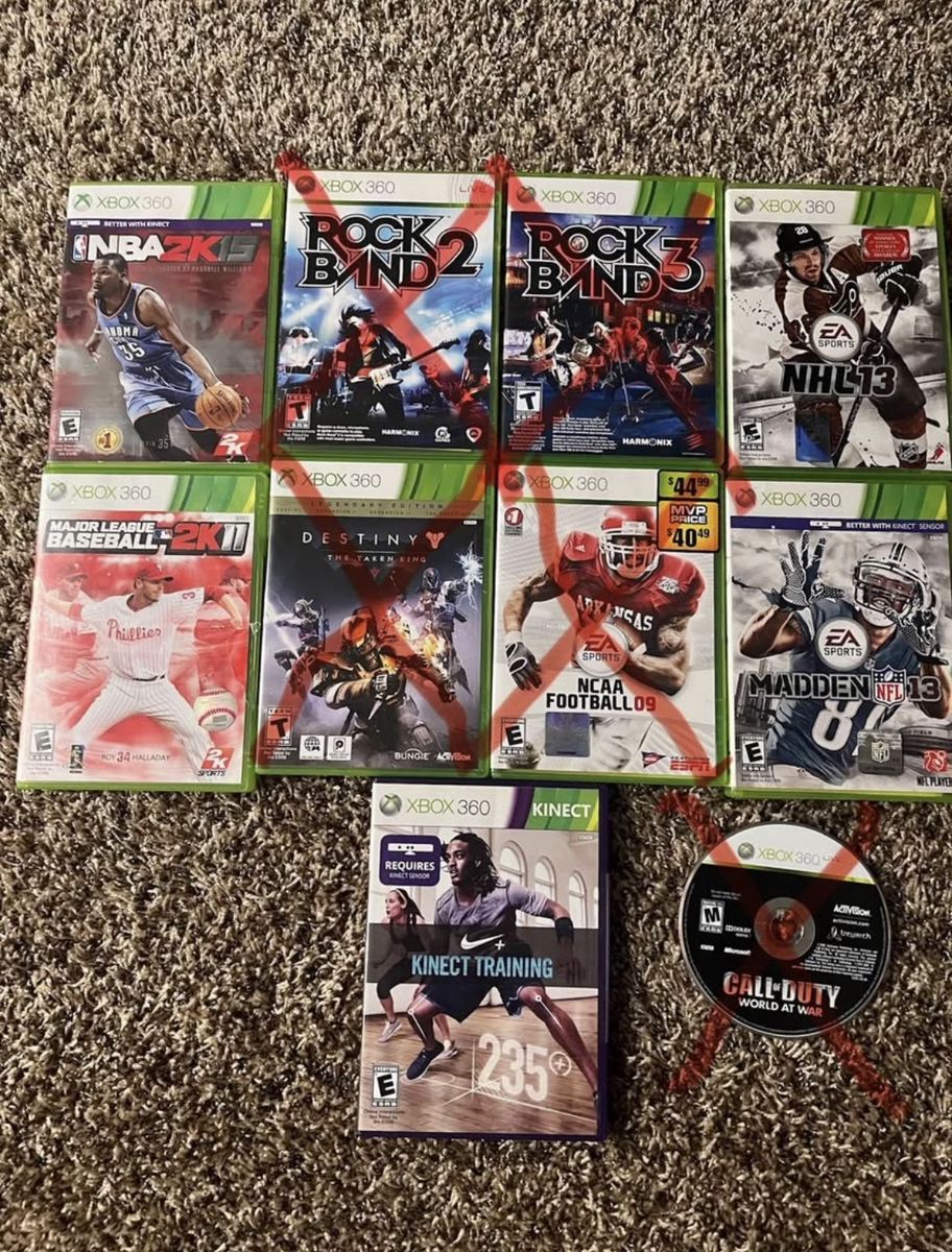 Xbox 360 Video Game Lot