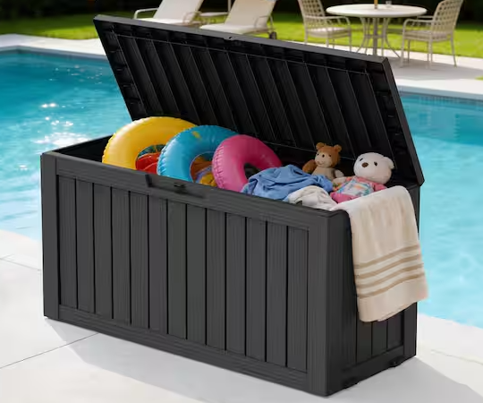 New - 75 Gal. Deck Box, Black