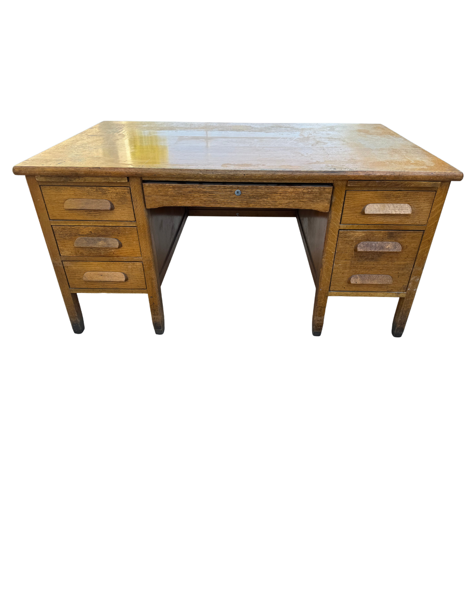 Solid Wood Desk - Antique