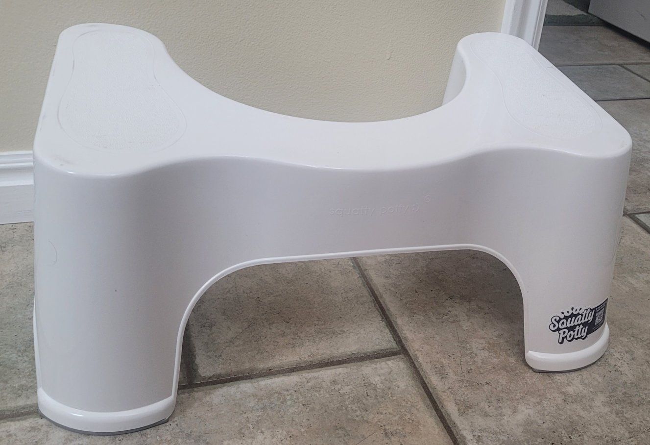 Squatty Potty Original 7-Inch Toilet Stool - White
