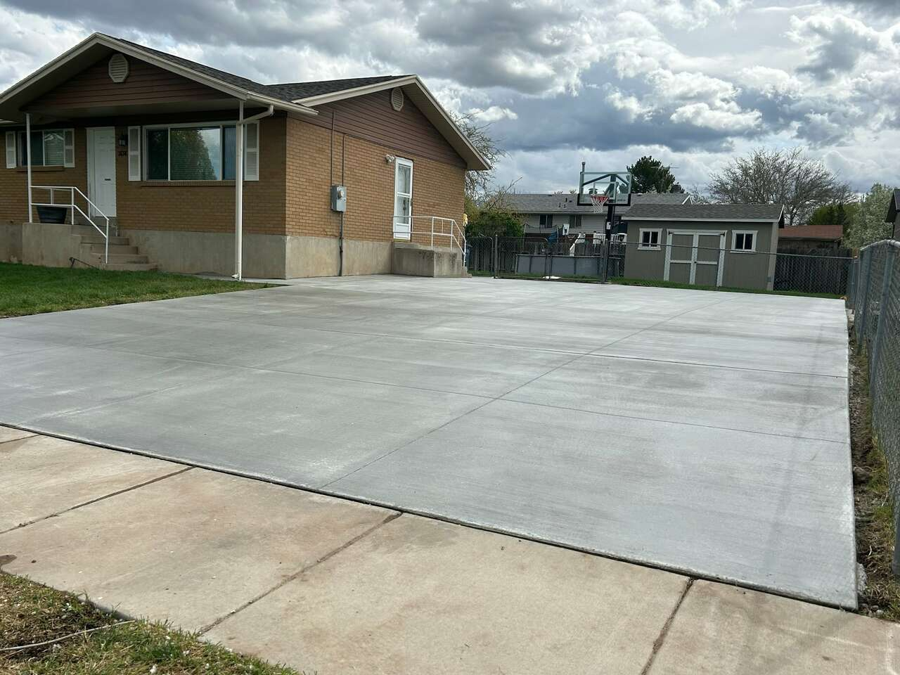 Concrete Driveway | Sports Courts | Concrete Patio | RV Pad | Concrete Sidewalk |