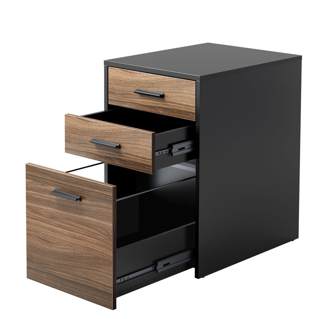 3-Drawer File Cabinet