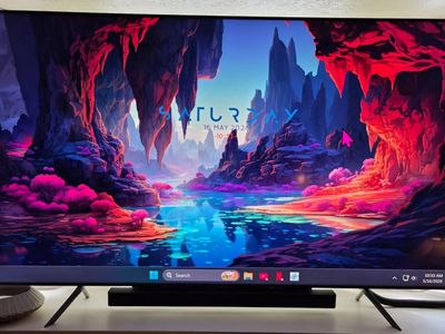 82" Samsung Q60 QLED 4K UHD Smart TV with Vizio soundbar