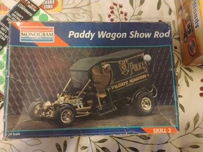 Monogram Paddy Wagon Show Rod 1:24 Scale Model Kit Skill 2 Vintage