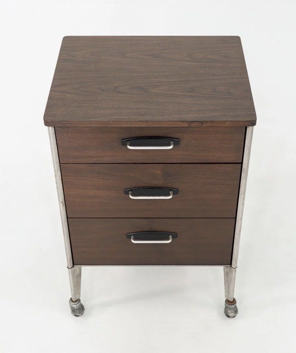 Vintage Nightstands 3 Drawer Cabinet