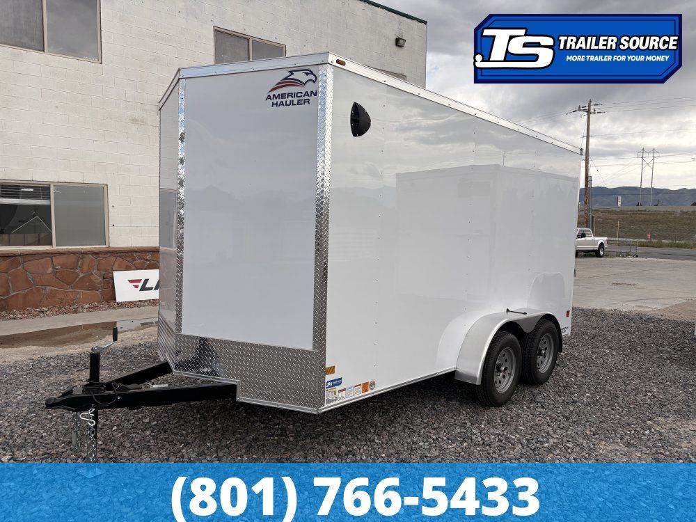 7x14 American Hauler Arrow Enclosed Cargo Trailer - 7'0" Interior - 7K GVWR - .080 PolyCor