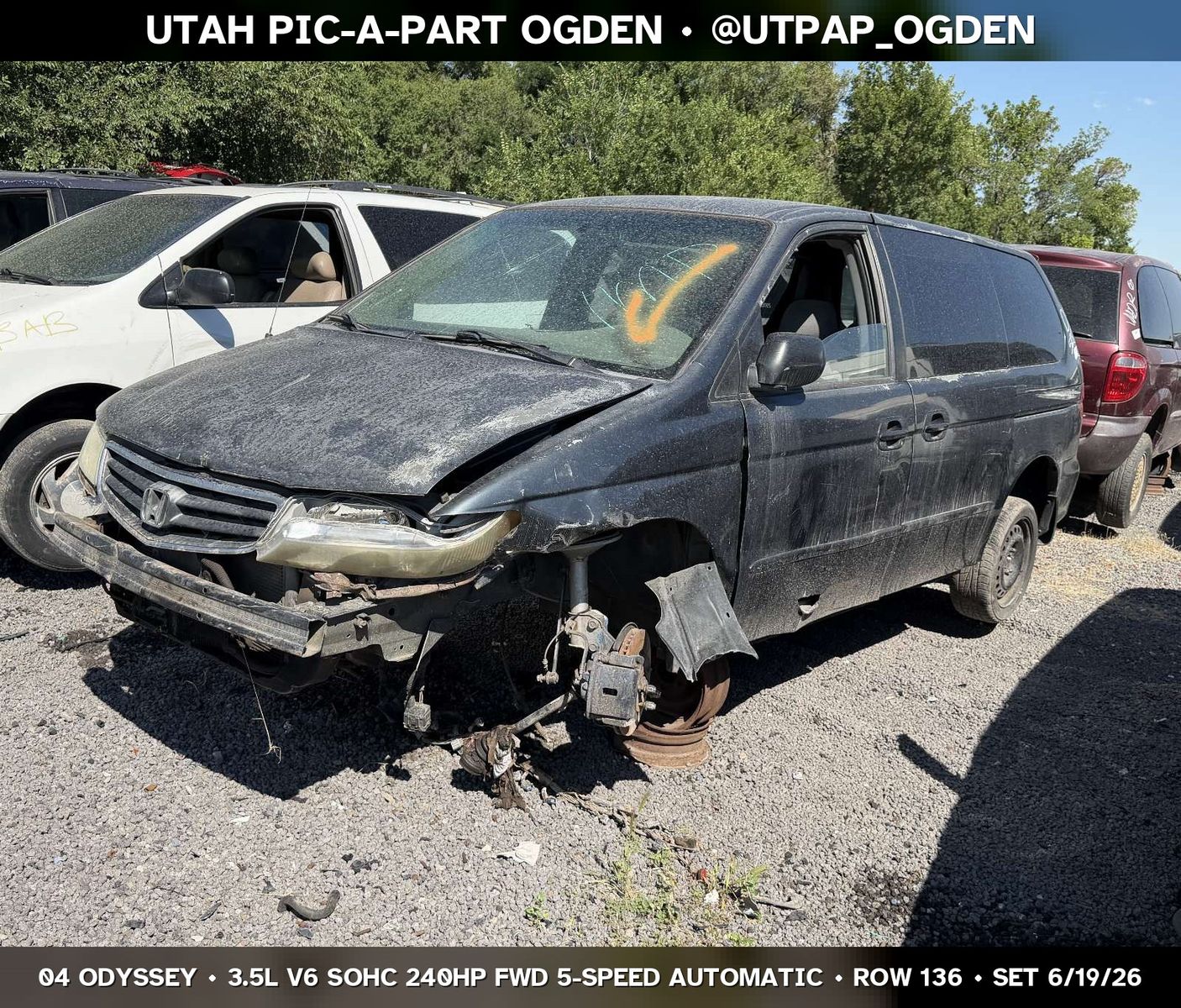 2004 Honda Odyssey Parts - UTPAP Ogden