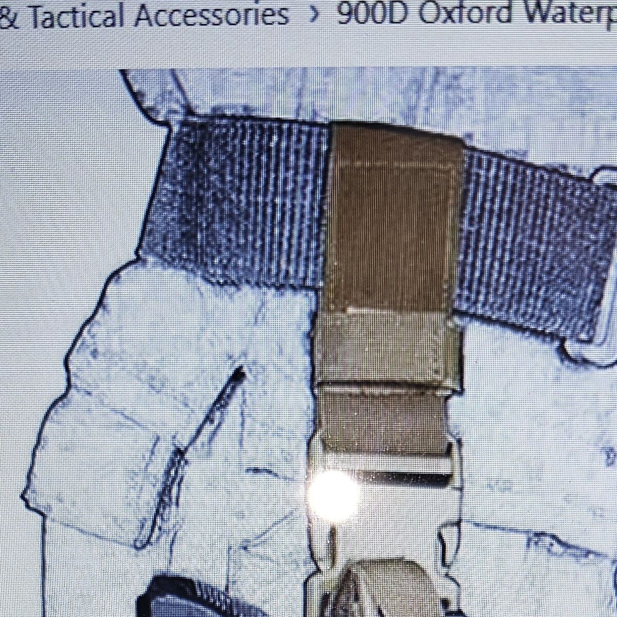 900D Oxford waterproof Drop Leg holster