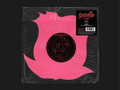 KATSEYE-Gabriela Rose Die-Cut 7” Vinyl-Hot Pink Vinyl-Rose Shaped LP-New-SEALED-Rare-Colored Vinyl-Singles Day LP