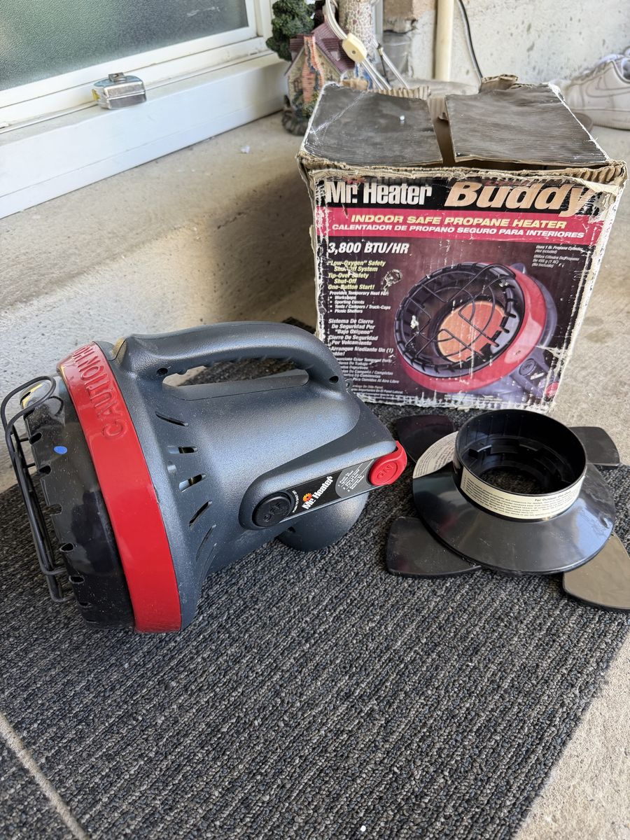 Mr. Heater Buddy Indoor Safe Propane Heater 3,800 BTU/HR - Portable