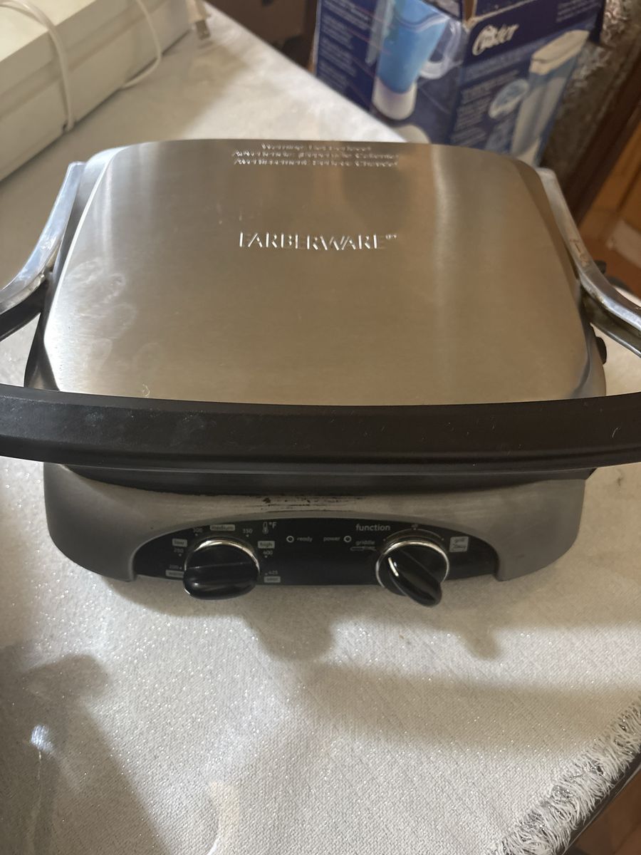 Farberware Indoor Electric Grill and Griddle Stainless Steel