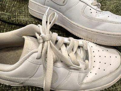 Nike Air Force 1 '07 White Leather - Womens 8.5