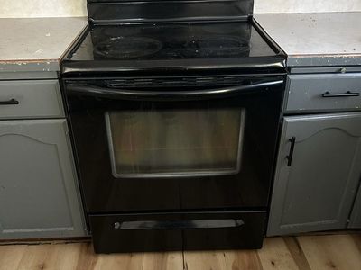 Frigidaire 30" Black Electric Range - Self-Cleaning Oven & Smoothtop Cooktop