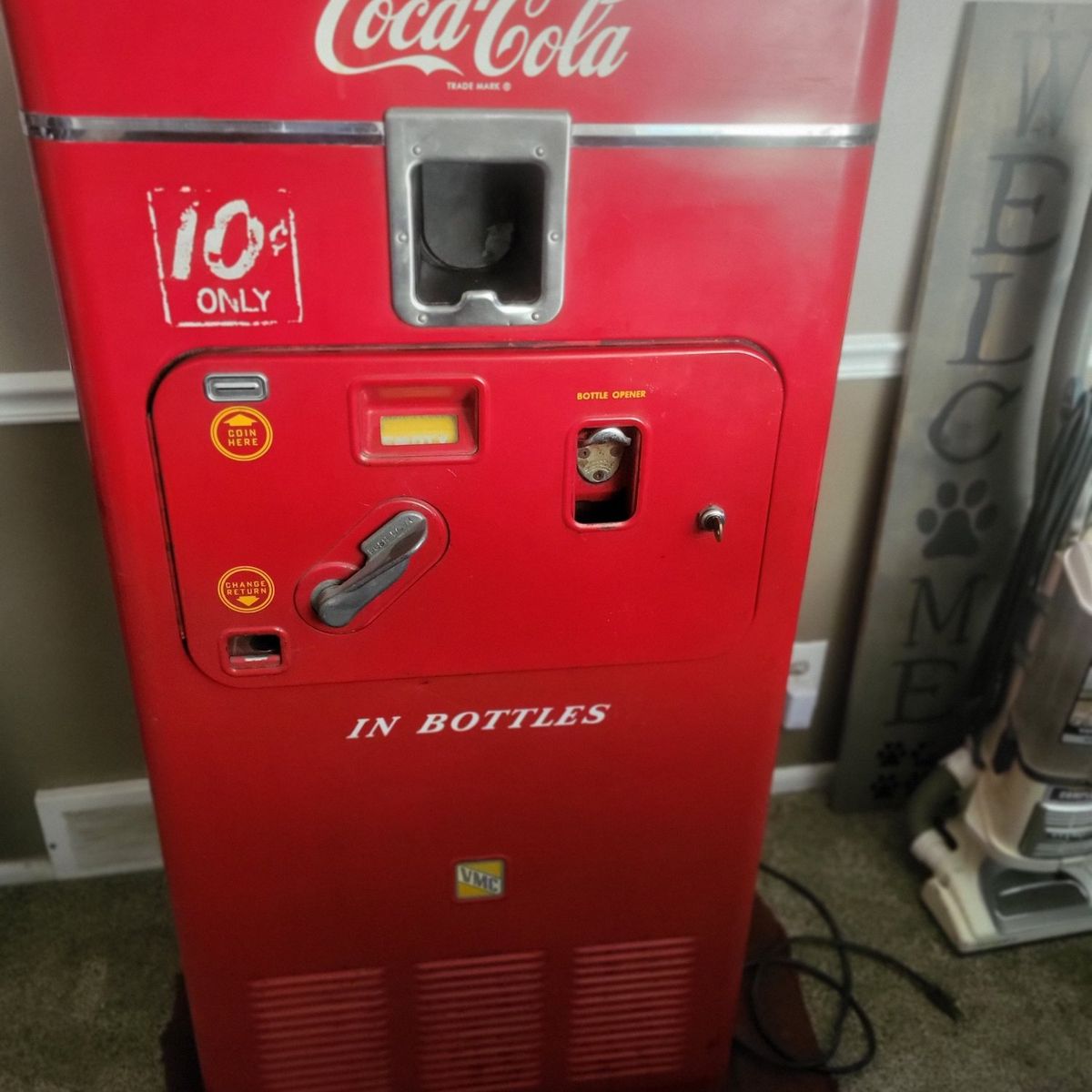 Vintage coke machine