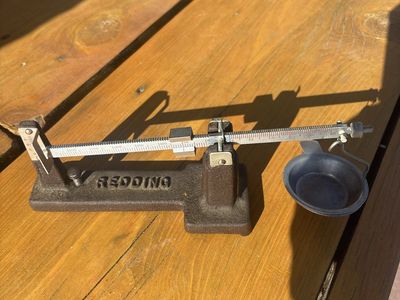 Vintage Redding Powder Scale Beam Balance for Reloading
