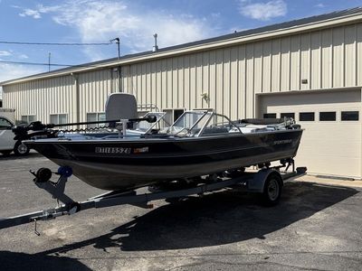 1988 Sportsman Bluefin Aluminum 20ft Fishing Boat with Minn Kota