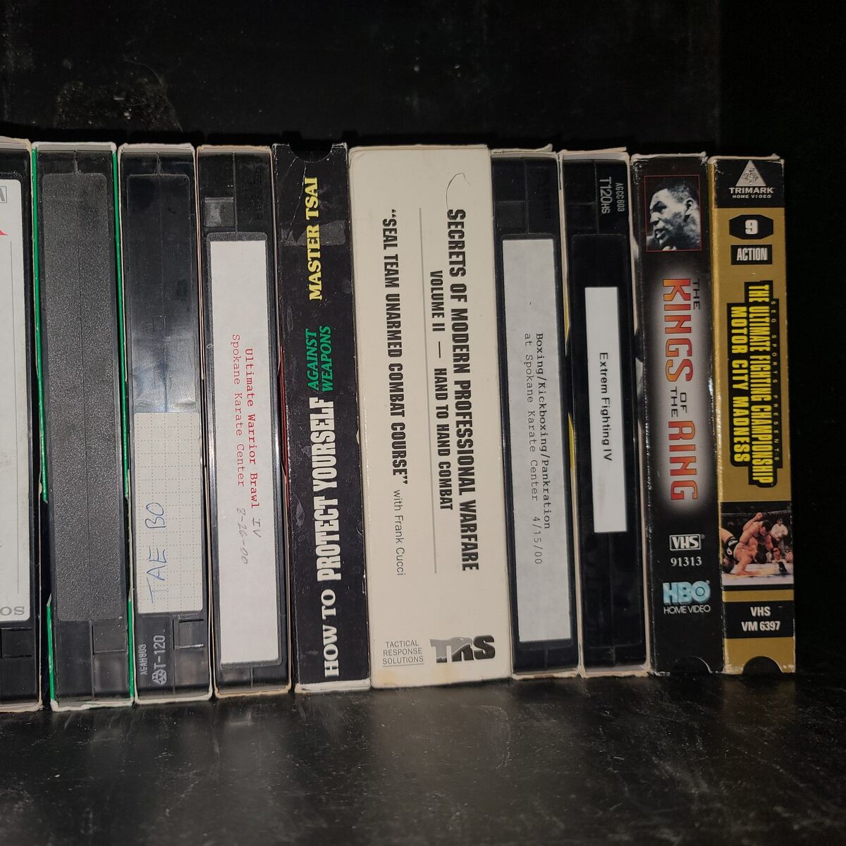 Collection of Fighting / Self Defence VHS Tapes