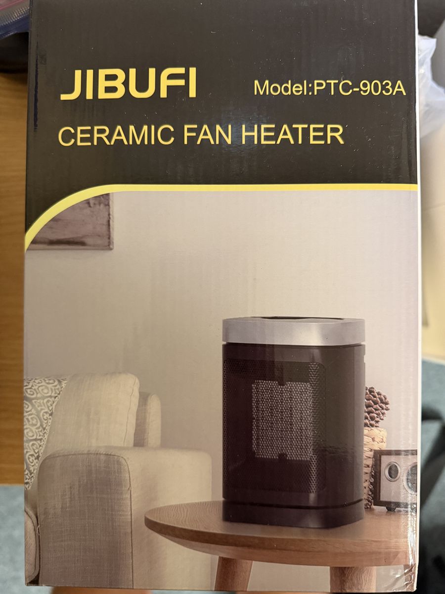 JIBUFI Ceramic Fan Heater Model PTC-903A