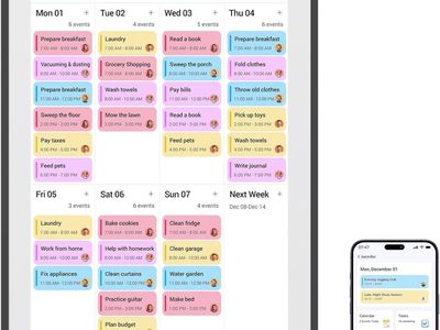 Dragon Touch 21.5" Digital Calendar, Wall/Desk