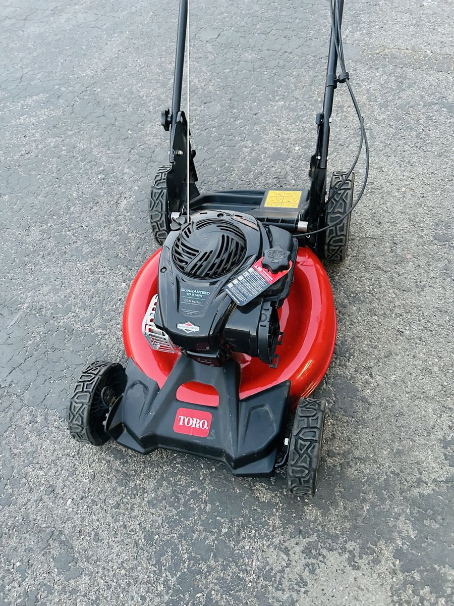New toro self propelled mower