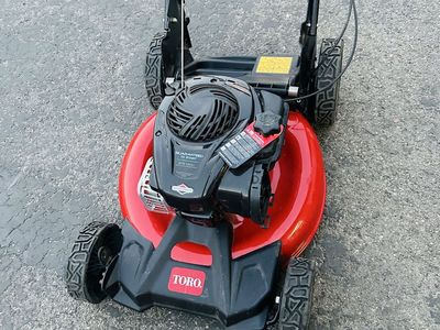 New toro self propelled mower