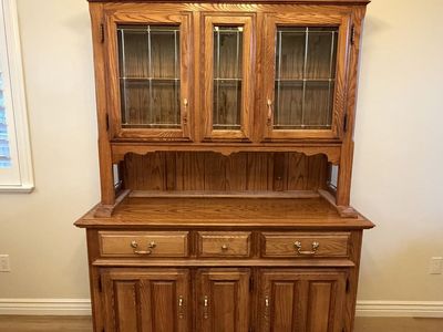 Solid Oak Hutch
